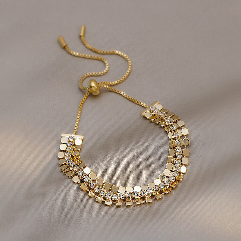 Gold Sequin Bracelet
