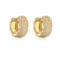 Golden Aura Round Studs