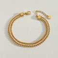Geo Luxe Gold Bracele