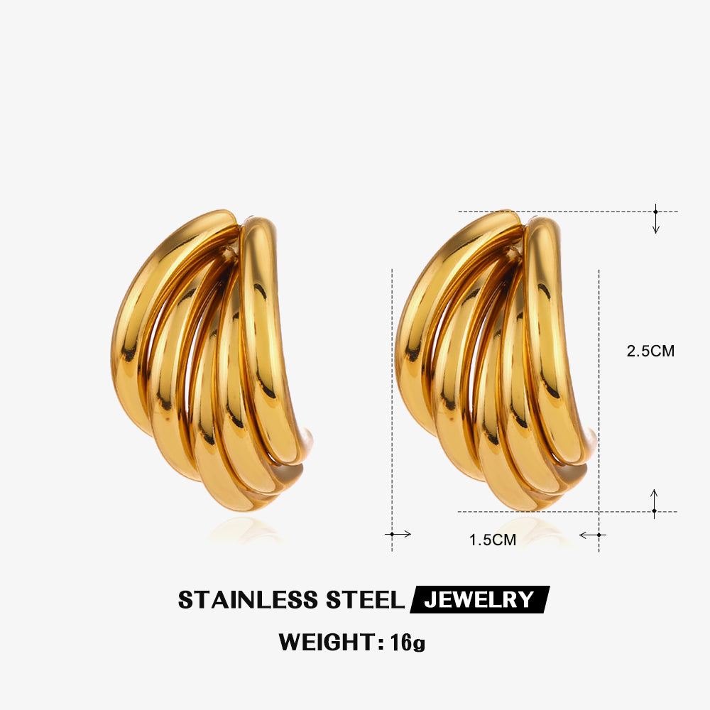 Classic Luxe Stud Earrings