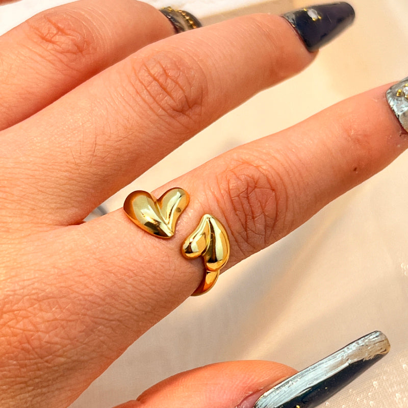Marina Heart Open Ring