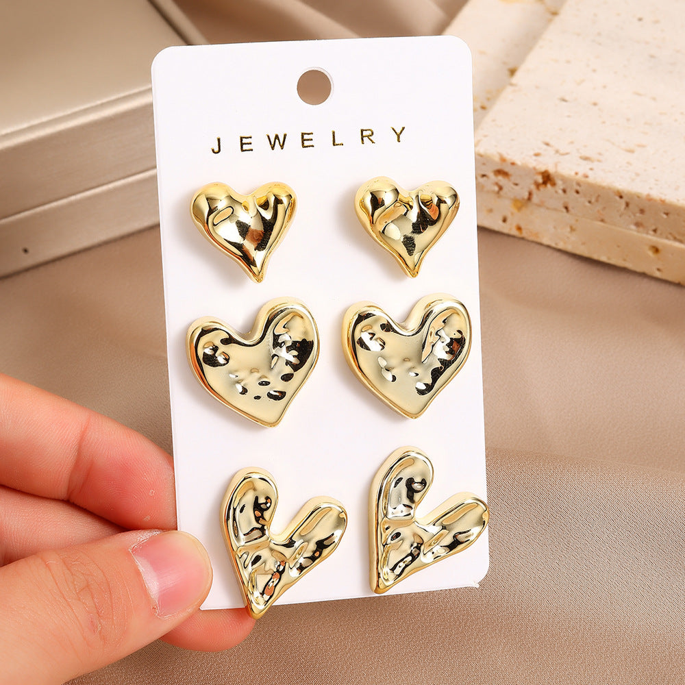 GeoHeart Stud Set