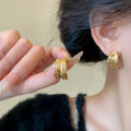 Contemporary Shaped Hoop Earrings