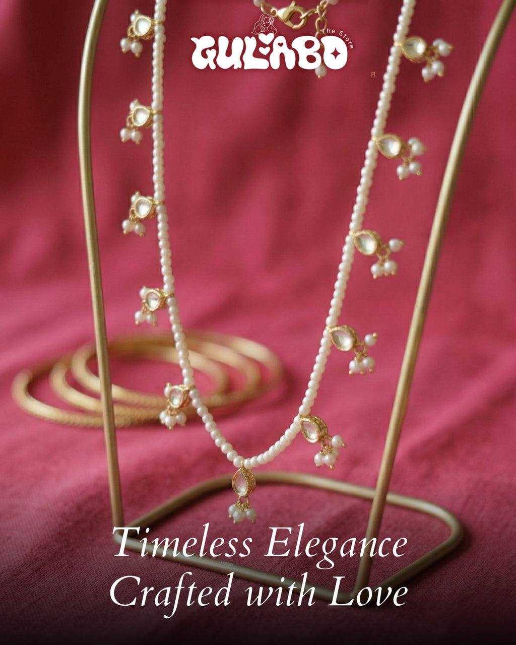 Gulabo Pearl Elegance Necklace