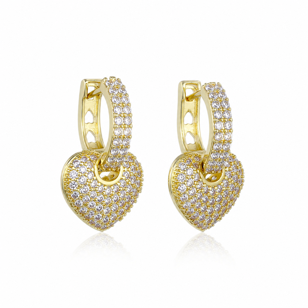 Elegant Heart Earrings