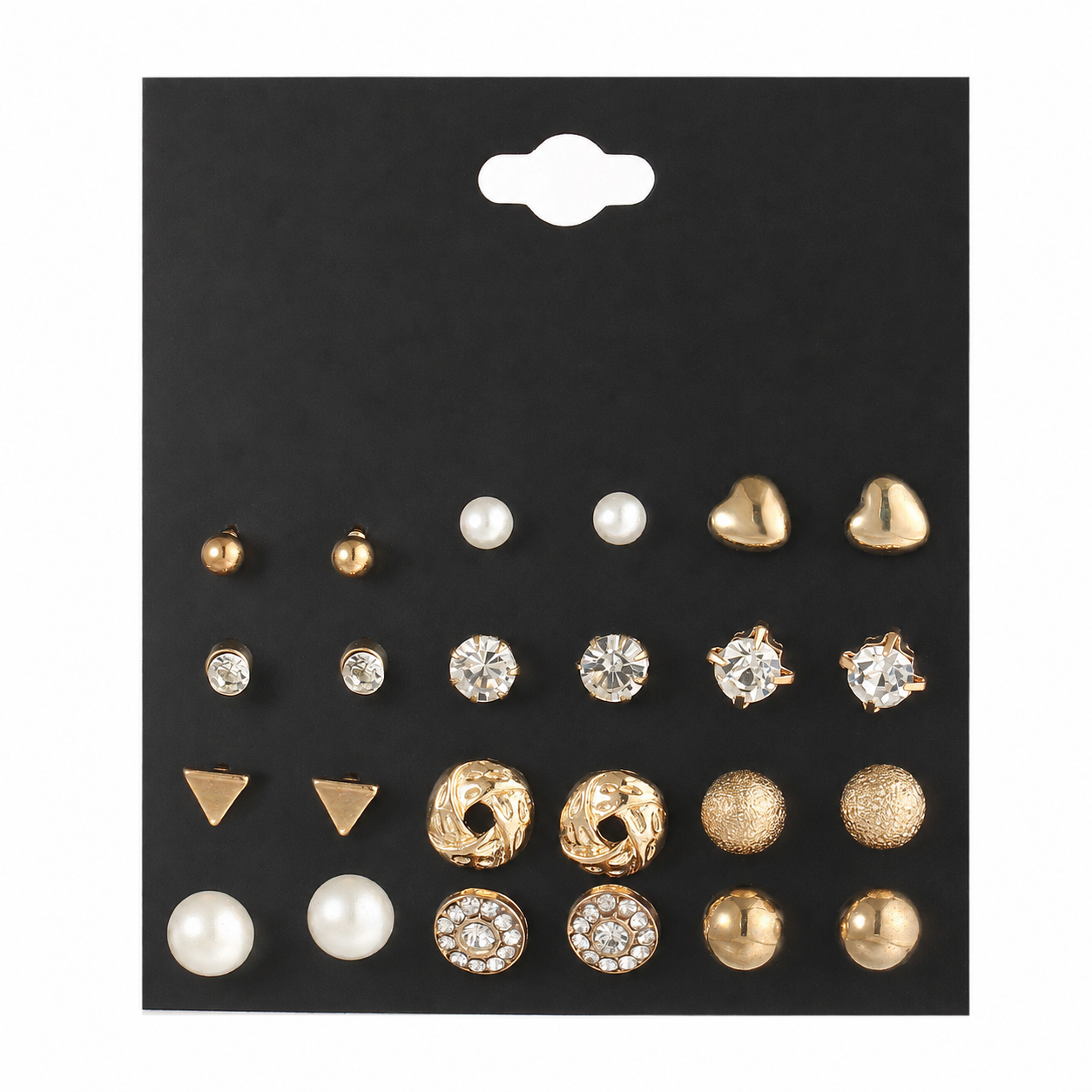 Vintage Geometric Alloy Earrings