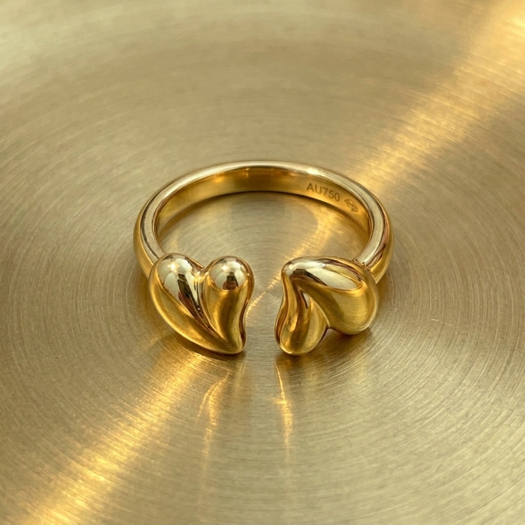 Marina Heart Open Ring