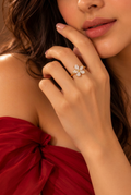 Golden Bloom Open Ring