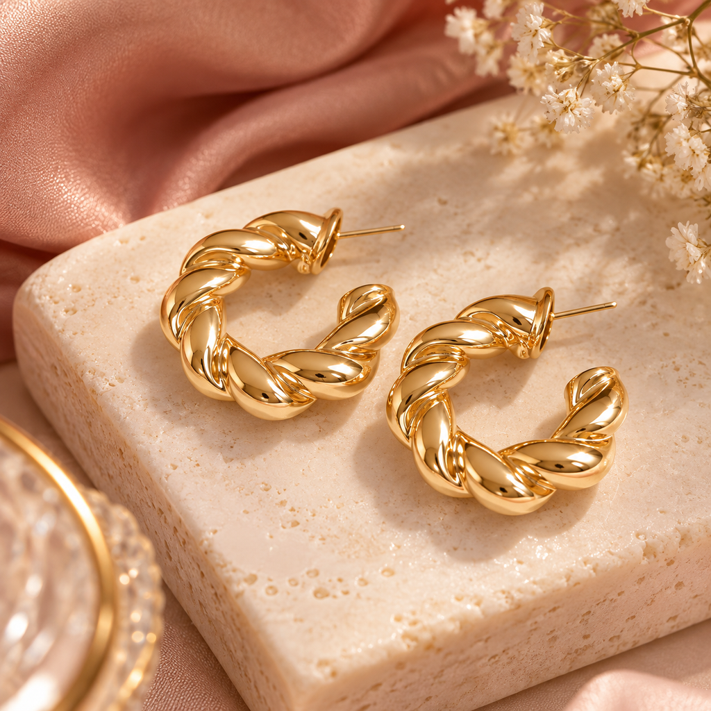 Golden-Twisted hoop