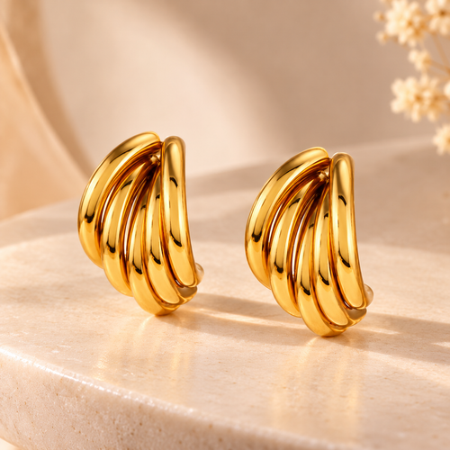 Classic Luxe Stud Earrings