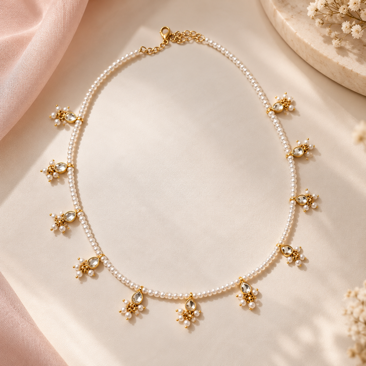 Gulabo Pearl Elegance Necklace