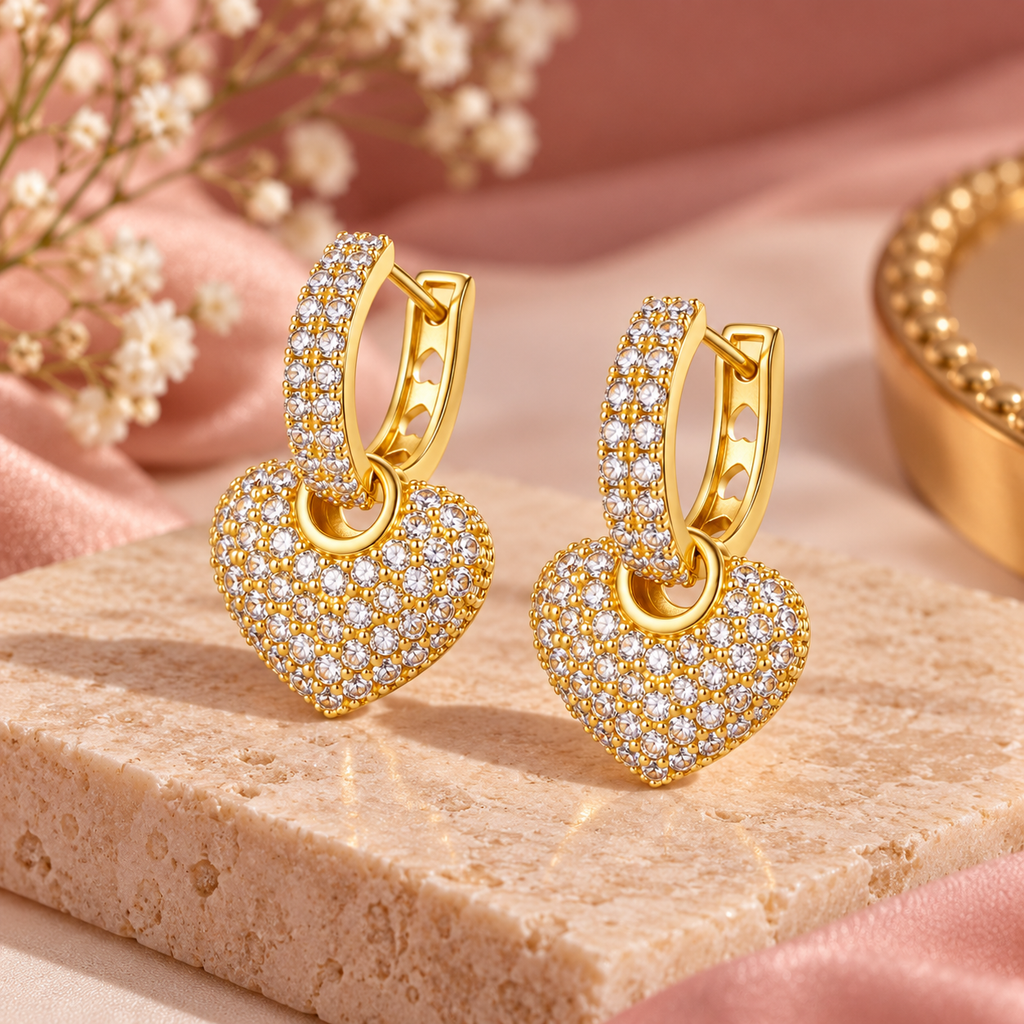 Elegant Heart Earrings