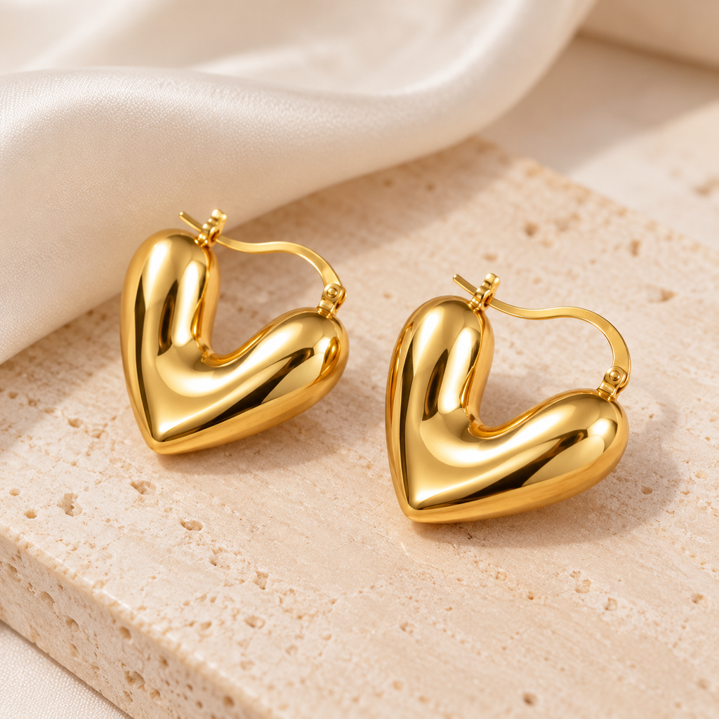 Golden Heart Beat Drops