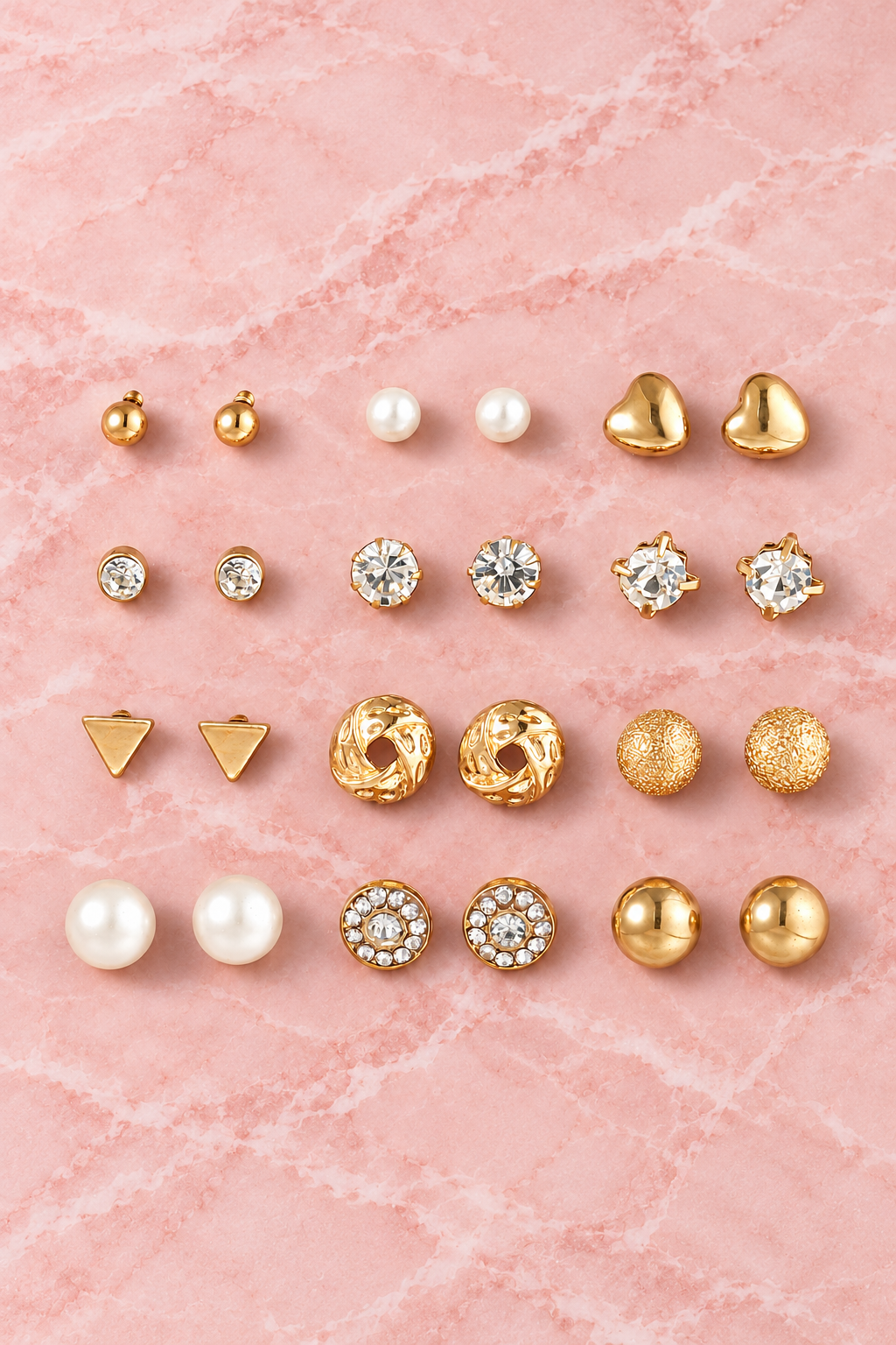 Vintage Geometric Alloy Earrings