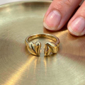 Marina Heart Open Ring