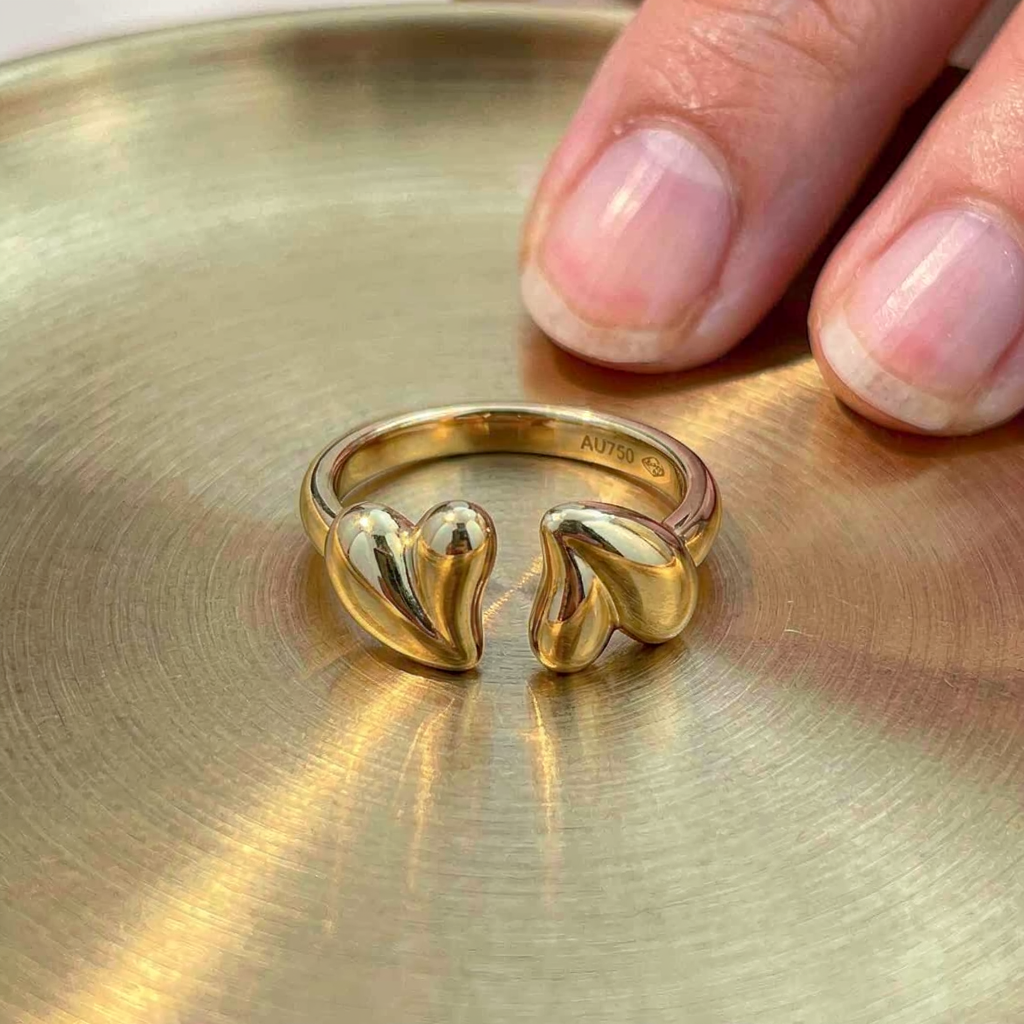 Marina Heart Open Ring